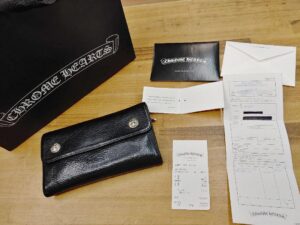 CHROME HEARTS WAVE CROSS BTN ダガー 長財布